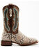 Image #2 - Dan Post Women's Back Cut Natural Python Exotic Western Boot - Broad Square Toe, Natural, hi-res