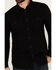 Image #3 - Cody James Men's Solid Long Sleeve Snap Denim Western Shirt - Big, Black, hi-res