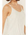 Image #3 - Shyanne Women's Crochet Trim Faux Suede Cami, Ivory, hi-res
