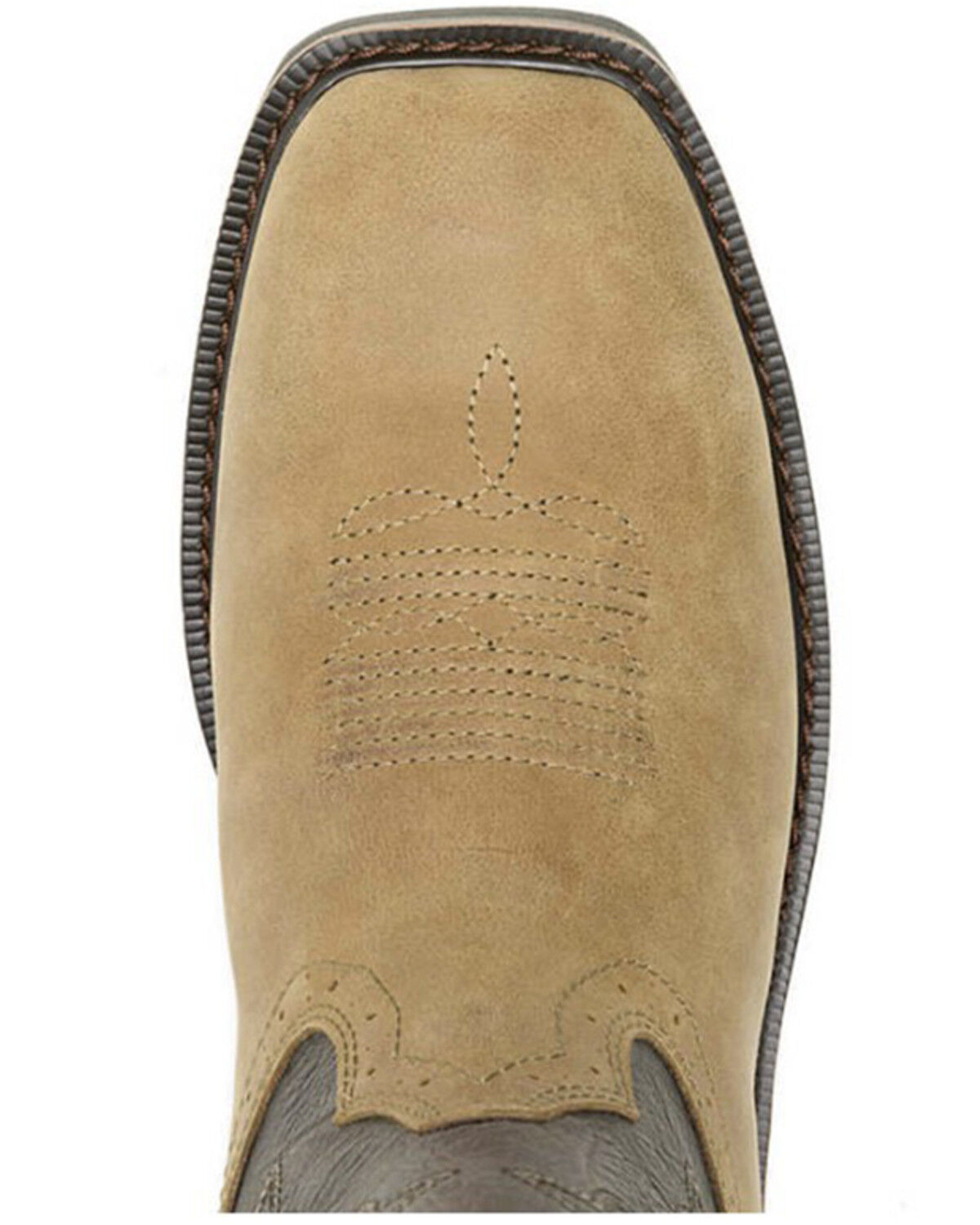 Image #4 - Wolverine X Jordan Davis Men's Rancher Fleur de Lis Waterproof Wellington Work Boots - Soft Toe, Taupe, hi-res
