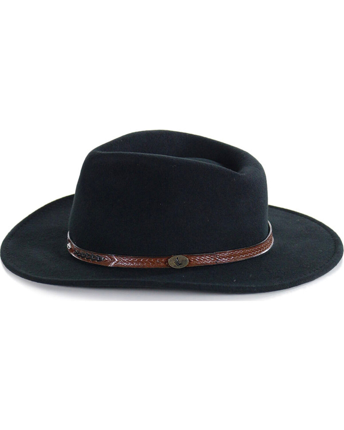Image #4 - Cody James&reg; Men's Durango Crush Wool Hat, Black, hi-res