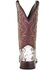 Image #3 - Circle G Men's Exotic Python Skin Western Boots - Square Toe, Brown, hi-res