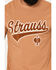 Image #3 - Strauss Men's Artwork Short Sleeve Graphic T-Shirt, Brown, hi-res