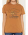 Image #3 - Troll Co Women's Savage DHCM Short Sleeve Graphic Tee, Tan, hi-res