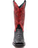 Image #4 - Ferrini Men's Crocodile Print Western Boots - Broad Square Toe , Black, hi-res