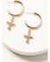 Image #4 - Shyanne Women's Hoop Earring Set - 3 Piece , Gold, hi-res