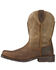 Image #3 - Ariat Men's Rambler 11" Western Boots - Square Toe, Earth, hi-res