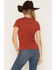 Image #4 - Shyanne Women's Remi Short Sleeve Graphic Tee, Brick Red, hi-res
