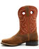 Image #3 - Cody James Cush Core™ Men's Honcho Performance Western Boots - Broad Square Toe , Orange, hi-res