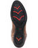 Image #4 - Laredo Men's Embroidered Round Toe Western Boots, Tan, hi-res