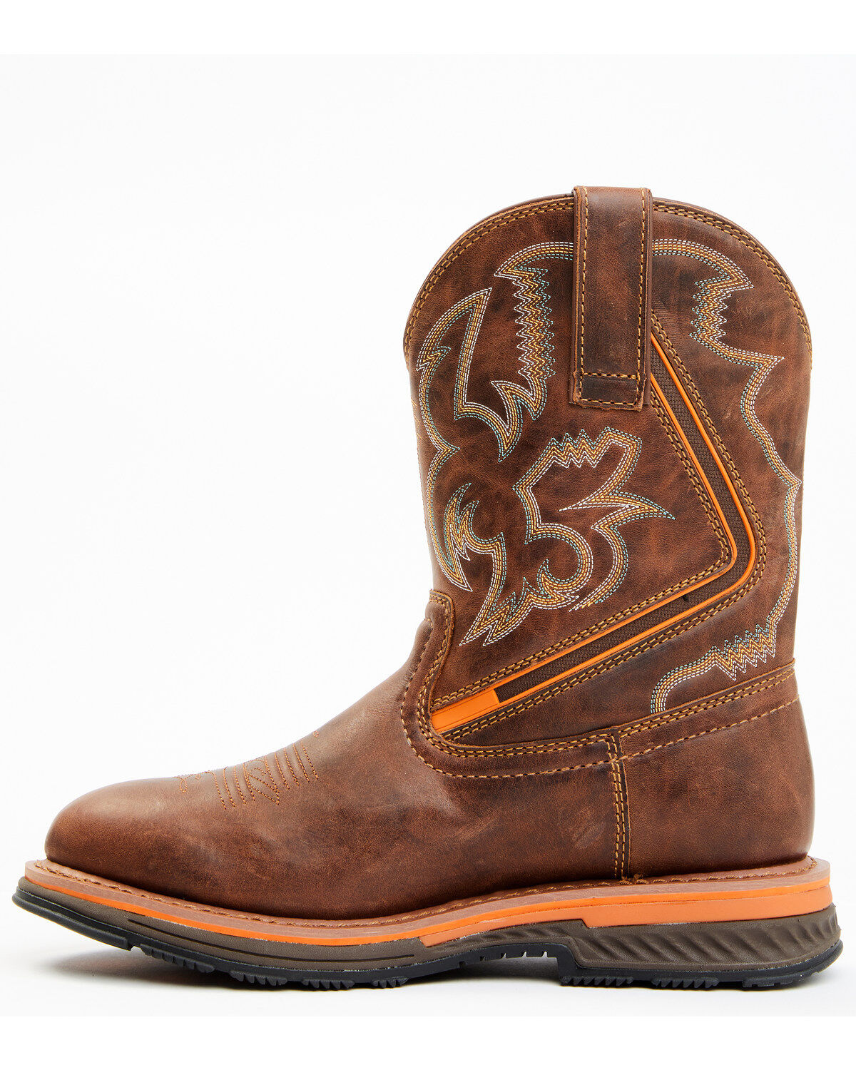 Image #3 - Cody James Men's 10" Disruptor Tyche Chill Zone Soft Pull-On Work Boots - Soft Toe, Brown, hi-res