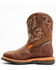 Image #3 - Cody James Men's 10" Disruptor Tyche Chill Zone Soft Pull-On Work Boots - Soft Toe, Brown, hi-res