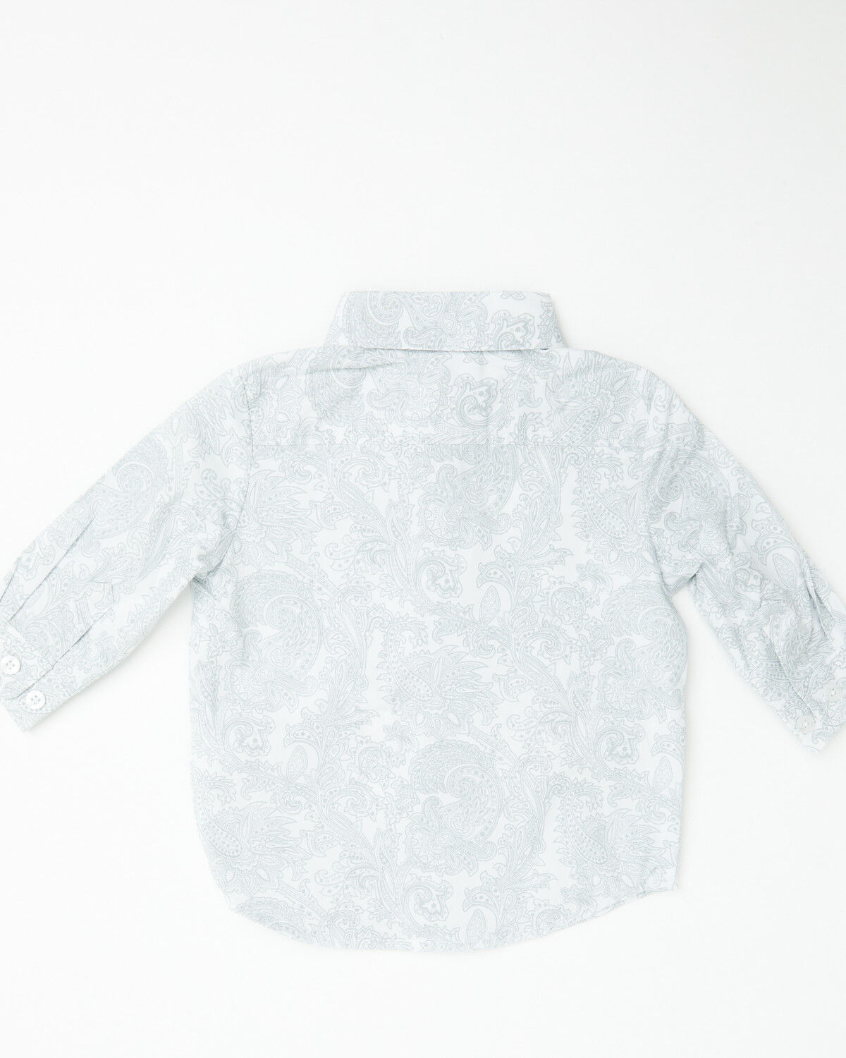 Image #3 - Cinch Infant Boys' Paisley Print Long Sleeve Button-Down Western Shirt, , hi-res