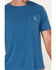 Image #3 - Carhartt Men's Re-Engineered Relaxed Fit Lightweight Short Sleeve Pocket T-Shirt , Dark Blue, hi-res