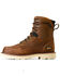 Image #2 - Ariat Men's 8" Rebar Lift Distressed Work Boots - Composite Toe , Brown, hi-res