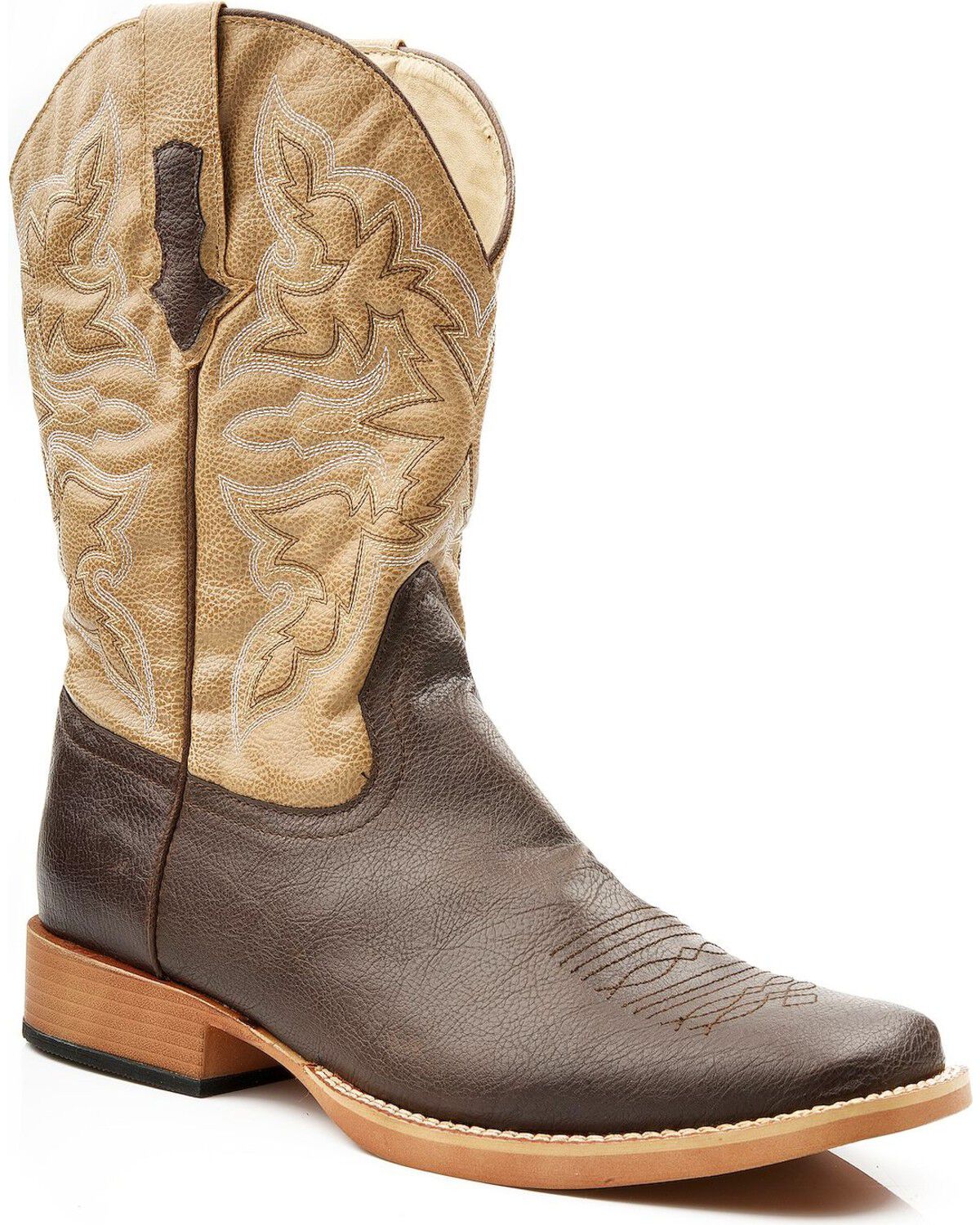 Image #1 - Roper Men's Western Boots, Brown, hi-res