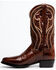 Image #3 - Dan Post Men's Swirled Embroidery Western Boots - Medium Toe, Pecan, hi-res