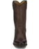 Image #4 - Justin Men's 10" Ted Roper Western Boots - Medium Toe, Dark Brown, hi-res