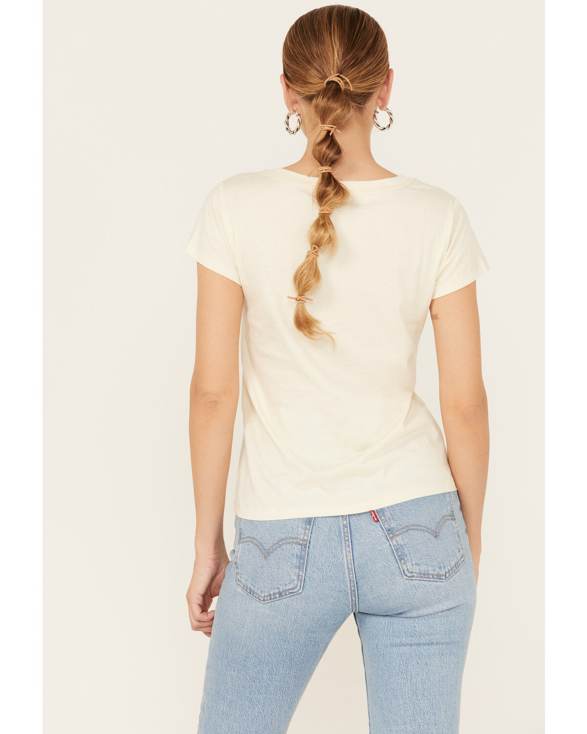 Image #4 - Shyanne Women's Wild At Heart Short Sleeve Graphic Tee, Cream, hi-res