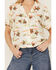 Image #3 - Wrangler Retro Women's Western Print Short Sleeve Button-Down Western Shirt, Cream, hi-res