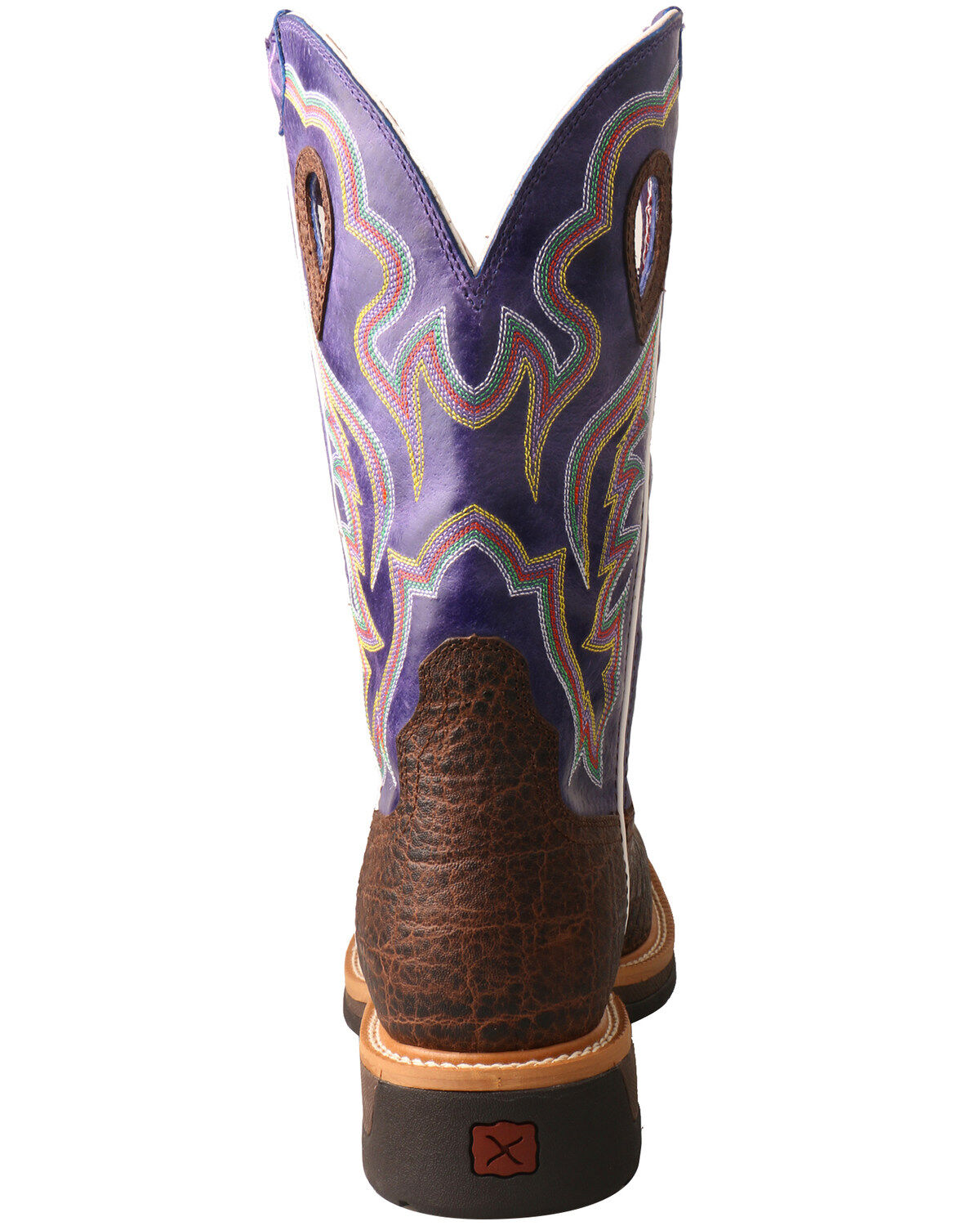 Image #4 - Twisted X Men's Lite Cowboy Elephant Print Western Work Boots - Alloy Toe, Brown, hi-res
