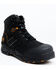 Image #1 - Hawx Men's 6" Enforcer Lacer Work Boots - Nano Composite Toe, Black, hi-res