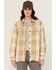 Image #1 - Carhartt Women's Rugged Flex&reg; Loose Fit Heavyweight Duck Shacket, Oatmeal, hi-res