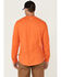 Image #4 - Hawx Men's Logo Long Sleeve Graphic Work T-Shirt , Orange, hi-res