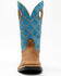 Image #4 - Twisted X Men's 12" Tech Western Performance Boots - Broad Square Toe, Blue, hi-res