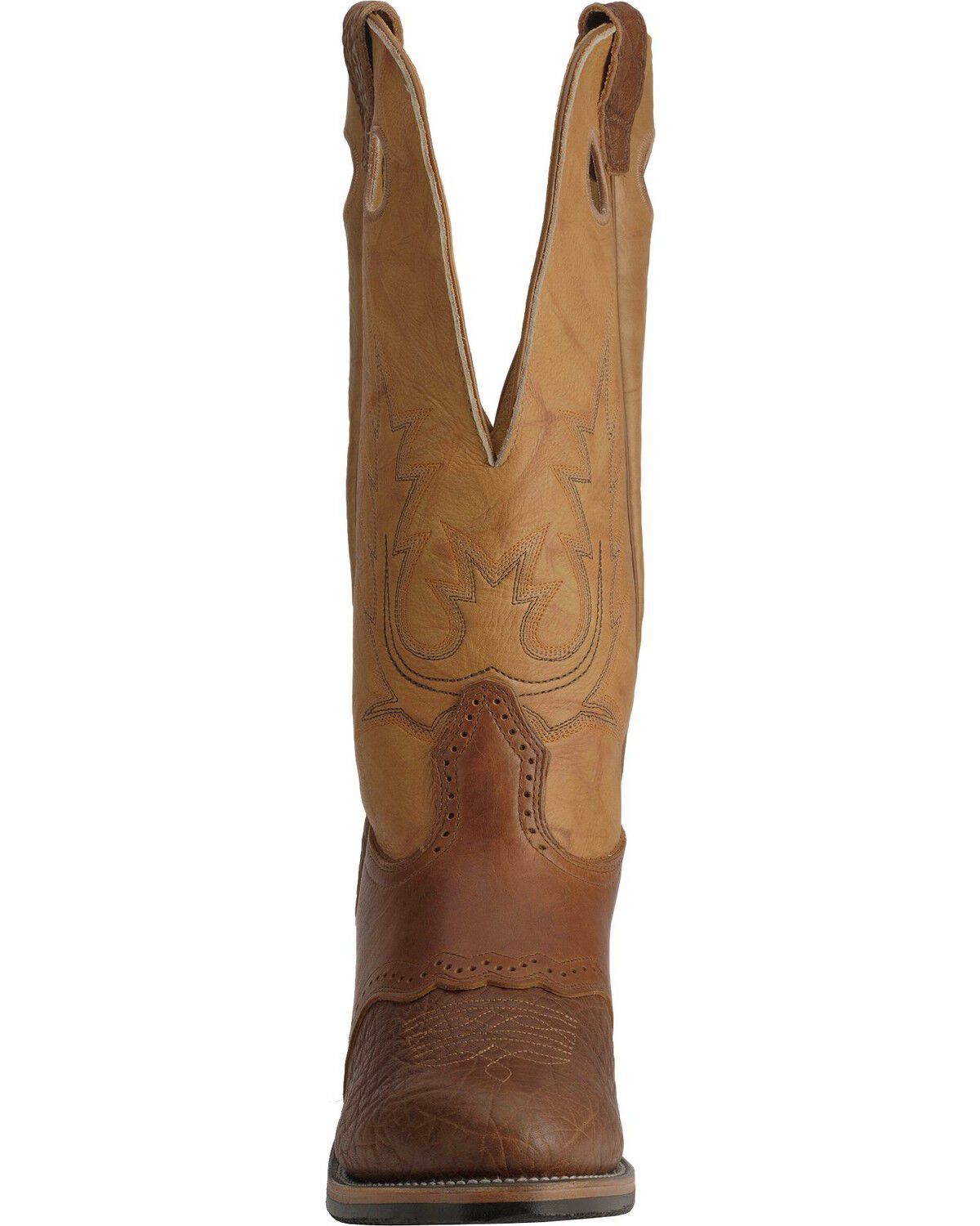Image #4 - Boulet Men's Buckaroo Saddle Western Boots - Round Toe, Bay Apache, hi-res