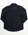 Image #3 - Cody James Toddler Boys' Foothill Denim Long Sleeve Pearl Snap Western Shirt, Dark Wash, hi-res