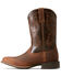 Image #2 - Ariat Men's Sport Stratten Western Performance Boots - Round Toe, Brown, hi-res