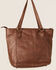 Image #3 - Cleo + Wolf Women's Basketweave Leather Tote, Brown, hi-res