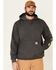 Image #1 - Carhartt Men's Hooded Logo-Sleeve Sweatshirt, Medium Grey, hi-res