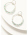 Image #2 - Shyanne Women's Luna Bella Double Hoop Earrings, Lavender, hi-res