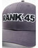 Image #2 - RANK 45&reg; Men's Embroidered Logo Mesh-Back Ball Cap, Grey, hi-res