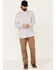 Image #2 - Ariat Men's FR Gauge Plaid Print Long Sleeve Work Shirt - Big & Tall, White, hi-res