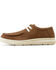 Image #2 - Ariat Boys' Suede Hilo Casual Shoes - Moc Toe , Brown, hi-res