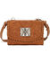 Image #1 - American West Women's Two Step Small Crossbody Bag, Tan, hi-res