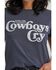 Image #2 - Wrangler Retro Women's Cowboys Cry Short Sleeve Graphic Tee, Blue, hi-res