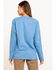 Image #2 - Ariat Women's FR Air Crew Long Sleeve Work Tee, Blue, hi-res