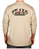 Image #1 - Benchmark FR Men's FR Tejas Petrolio Long Sleeve Graphic Work Shirt , Beige, hi-res