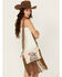 Image #1 - Keep It Gypsy Women's Maxine Coors Rodeo Cowhide Fringe Crossbody Bag , Brown, hi-res