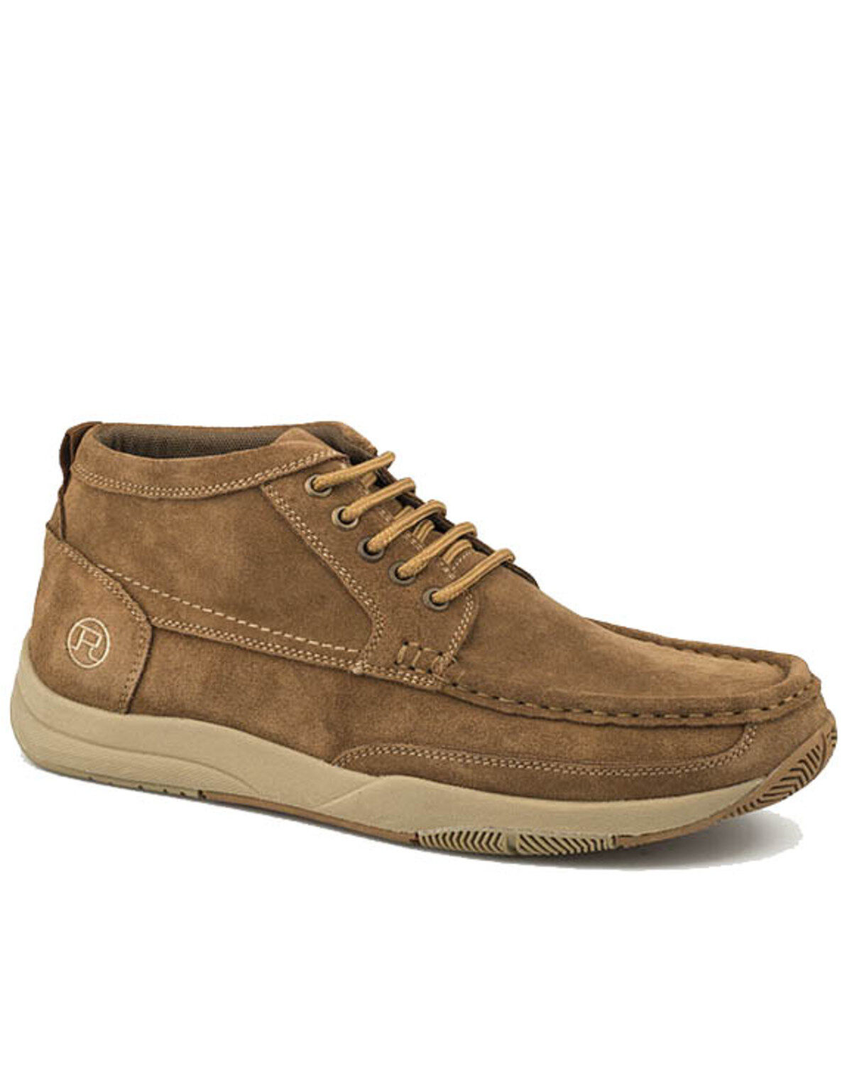 Image #1 - Roper Men's Clearcut Tan Driving Shoes - Moc Toe, Tan, hi-res