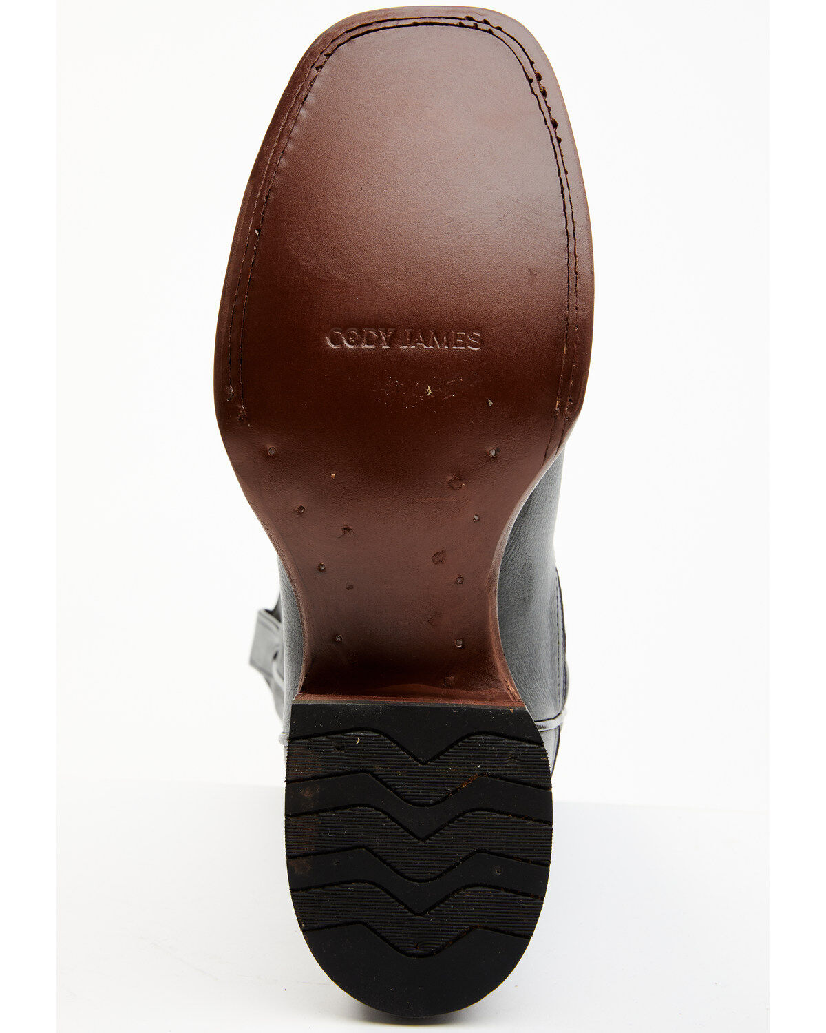 Image #7 - Cody James Men's Westley Stockman Boots - Broad Square Toe, Black, hi-res