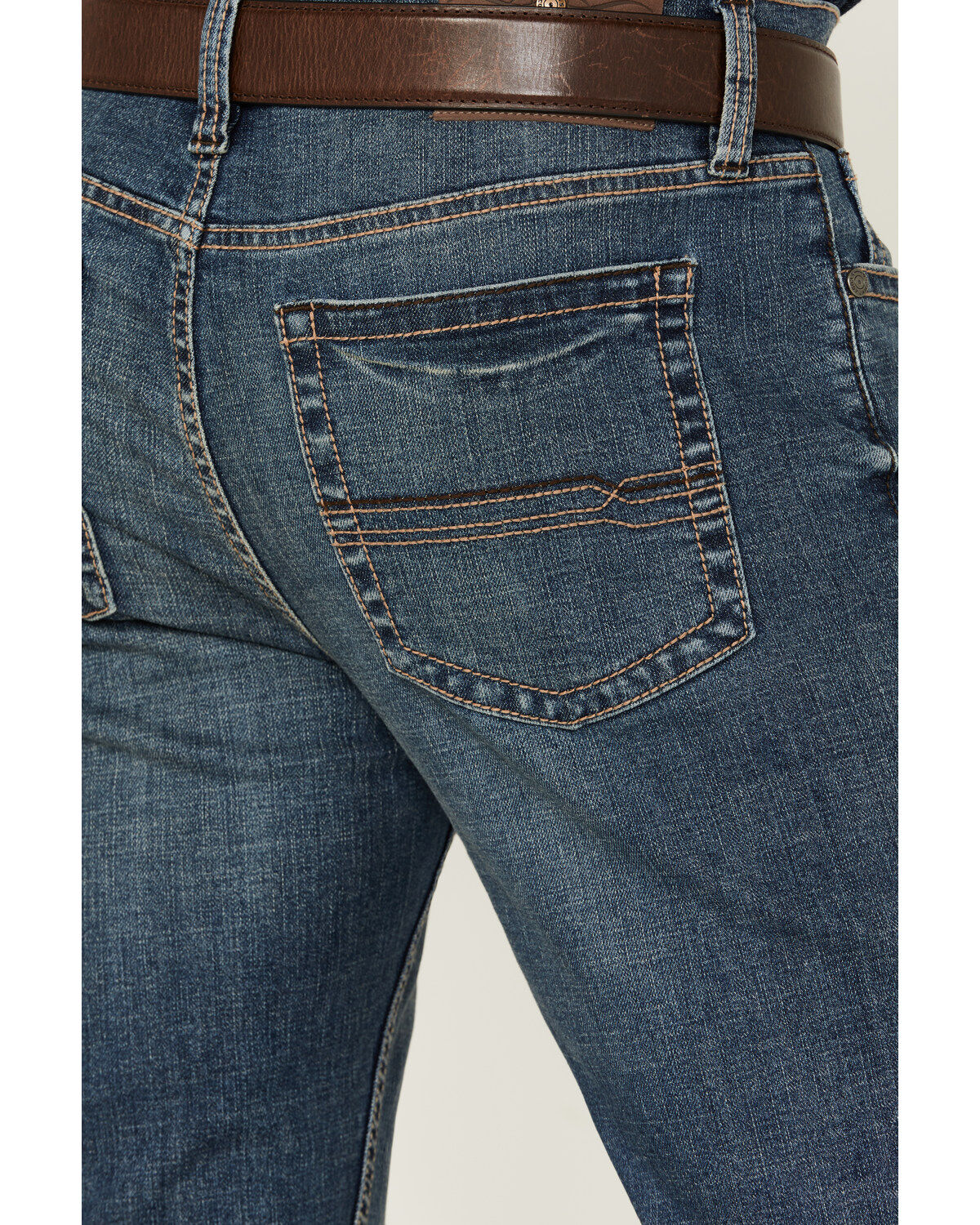 Image #4 - Cody James Men's Grullo Wash Jackson Slim Straight Stretch Denim Jeans, Dark Wash, hi-res