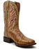 Image #1 - Dan Post Men's Eel Exotic Western Boots - Broad Square Toe, Brown, hi-res