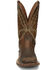 Image #5 - Tony Lama Men's Bowie Oak Western Boots - Broad Square Toe, Brown, hi-res