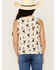 Image #4 - Wrangler Girls' Rodeo Print Sleeveless Tank , Tan, hi-res