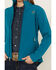 Image #3 - Ariat Women's Team Logo Softshell Jacket, Turquoise, hi-res